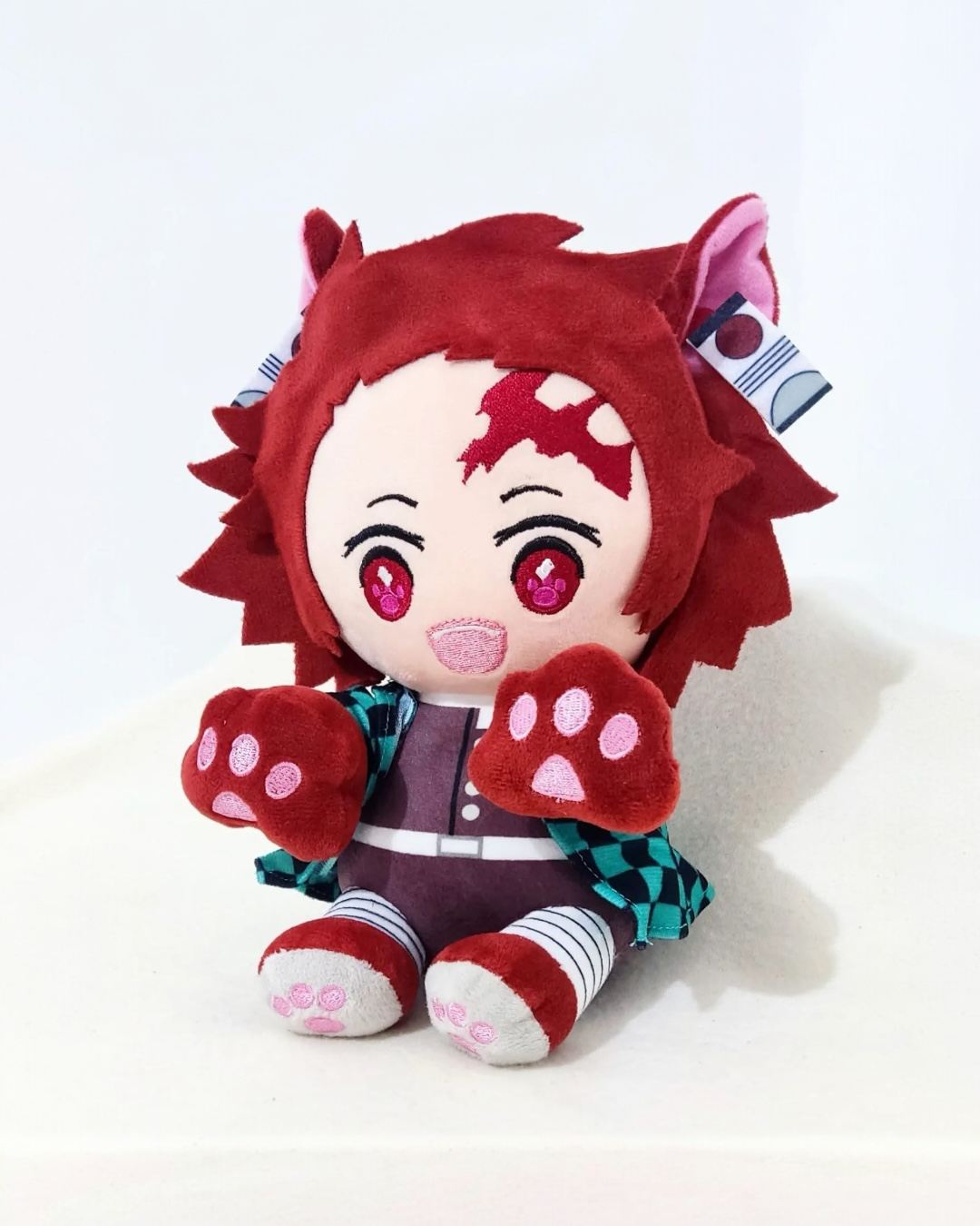 Peluche Tanjiro disfraz gatito 20 cm