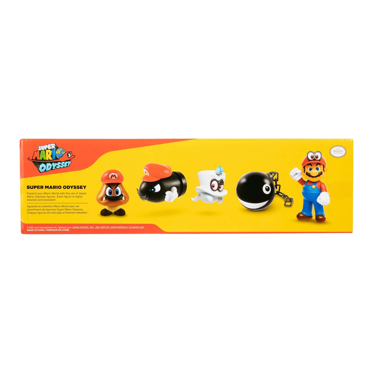 Pack de 5 figuras originales Super Mario 6.5 cm