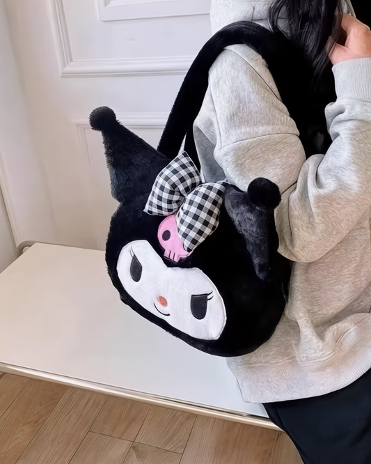 Bolso de Kuromi 30 cm x 28 cm