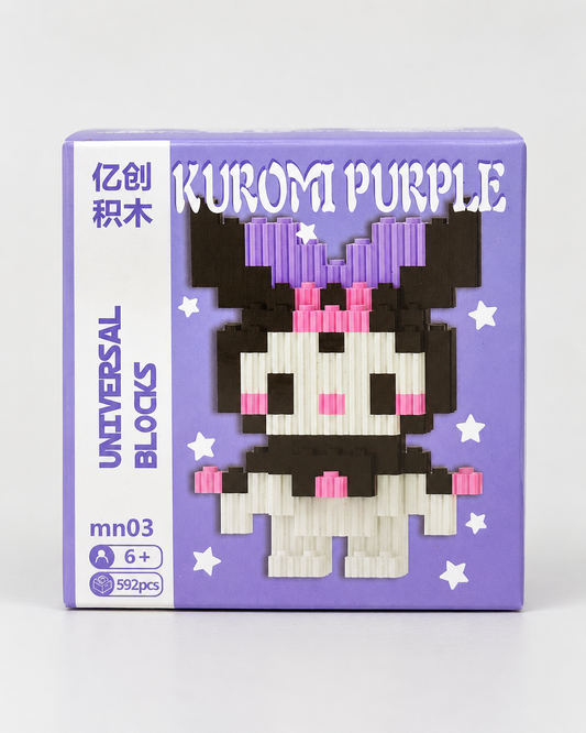 Set de bloques para armar Kuromi 592 piezas