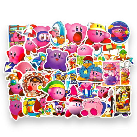 Set de 45 stickers Kirby