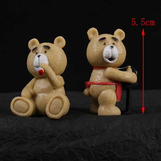 Set de 6 figuras de Ted 4-6 cm