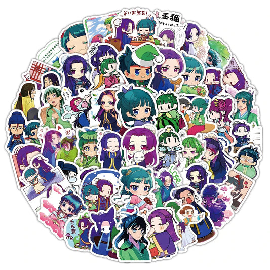 Set de 50 stickers de Los diarios de la Boticaria