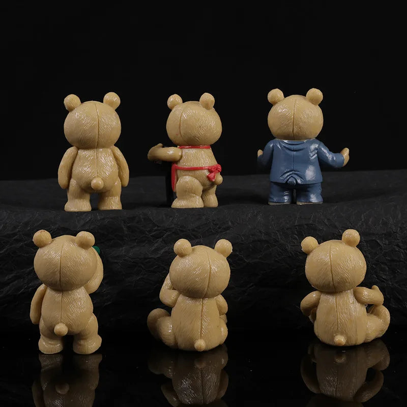 Set de 6 figuras de Ted 4-6 cm
