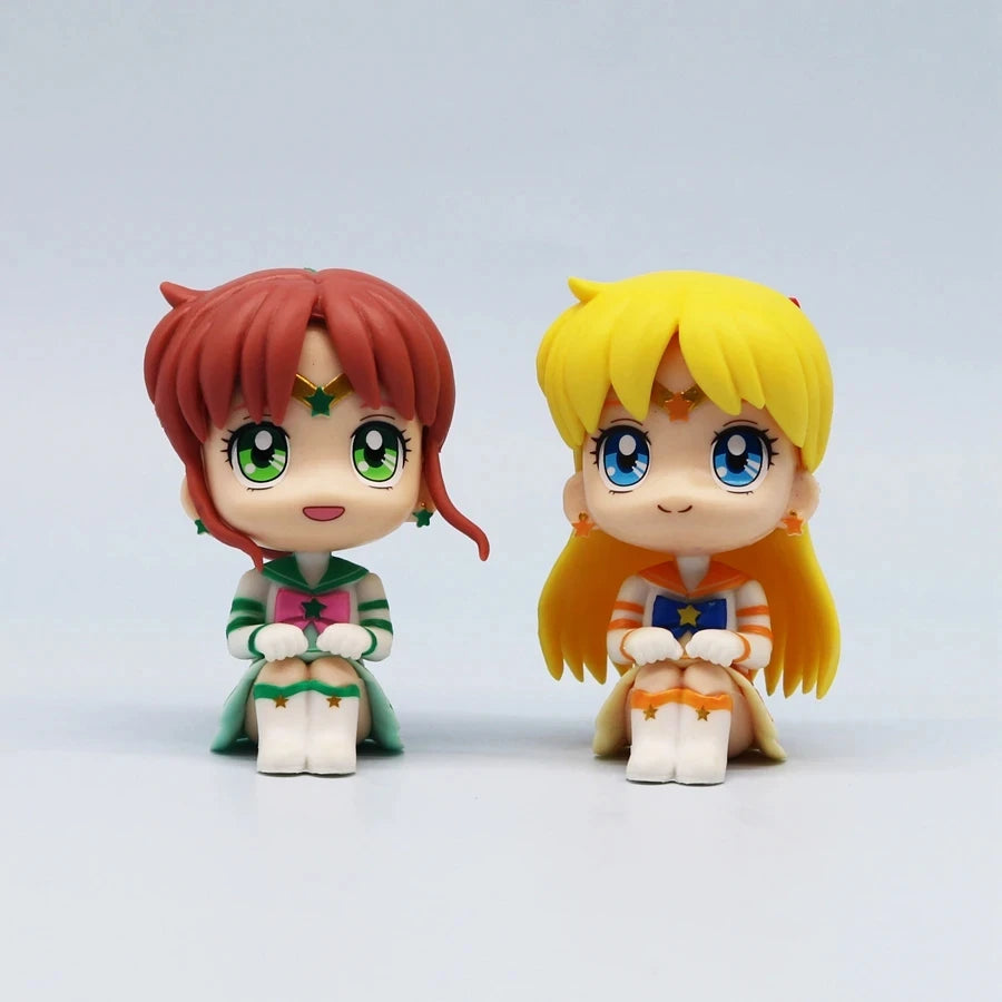 Set de 6 figuras Sailor Moon 8 cm