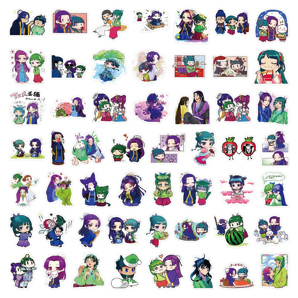 Set de 50 stickers de Los diarios de la Boticaria