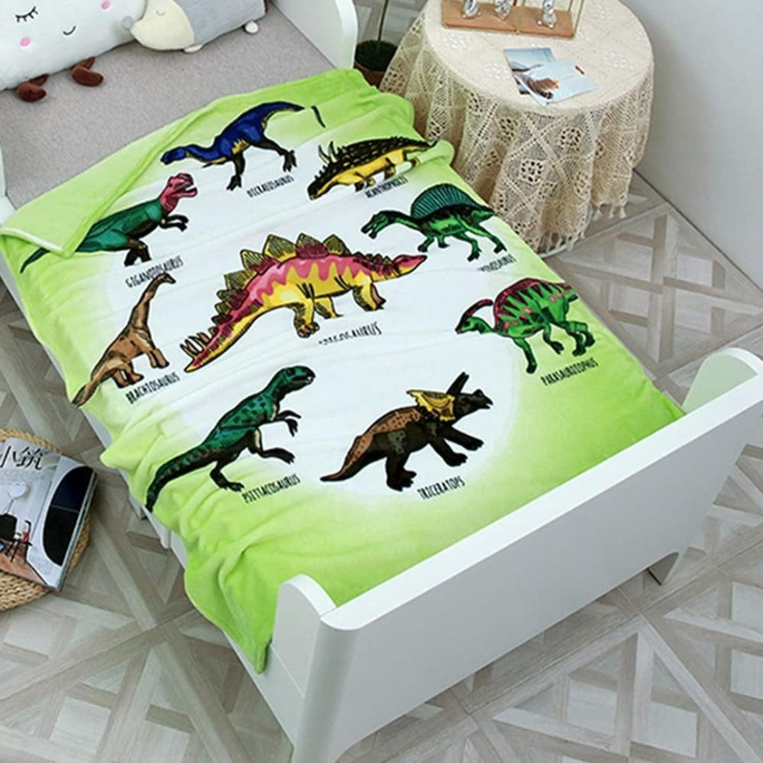 Cobija Dinosaurios 130 cm x 100 cm