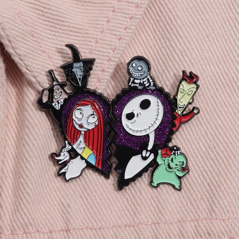 Set de pines Jack y Sally