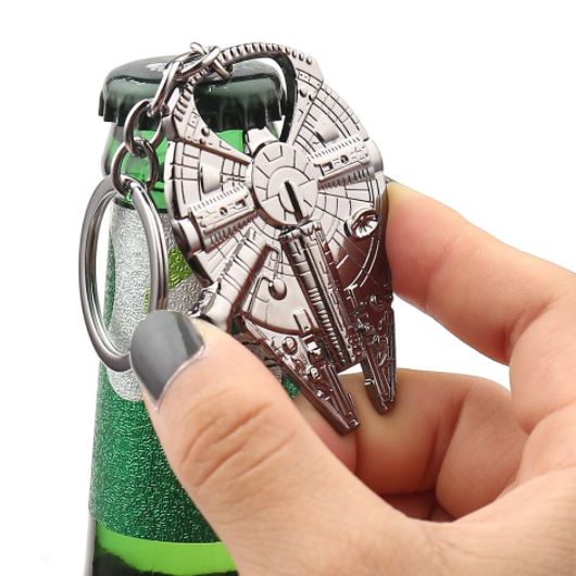 Llavero abrebotellas Halcón Milenario