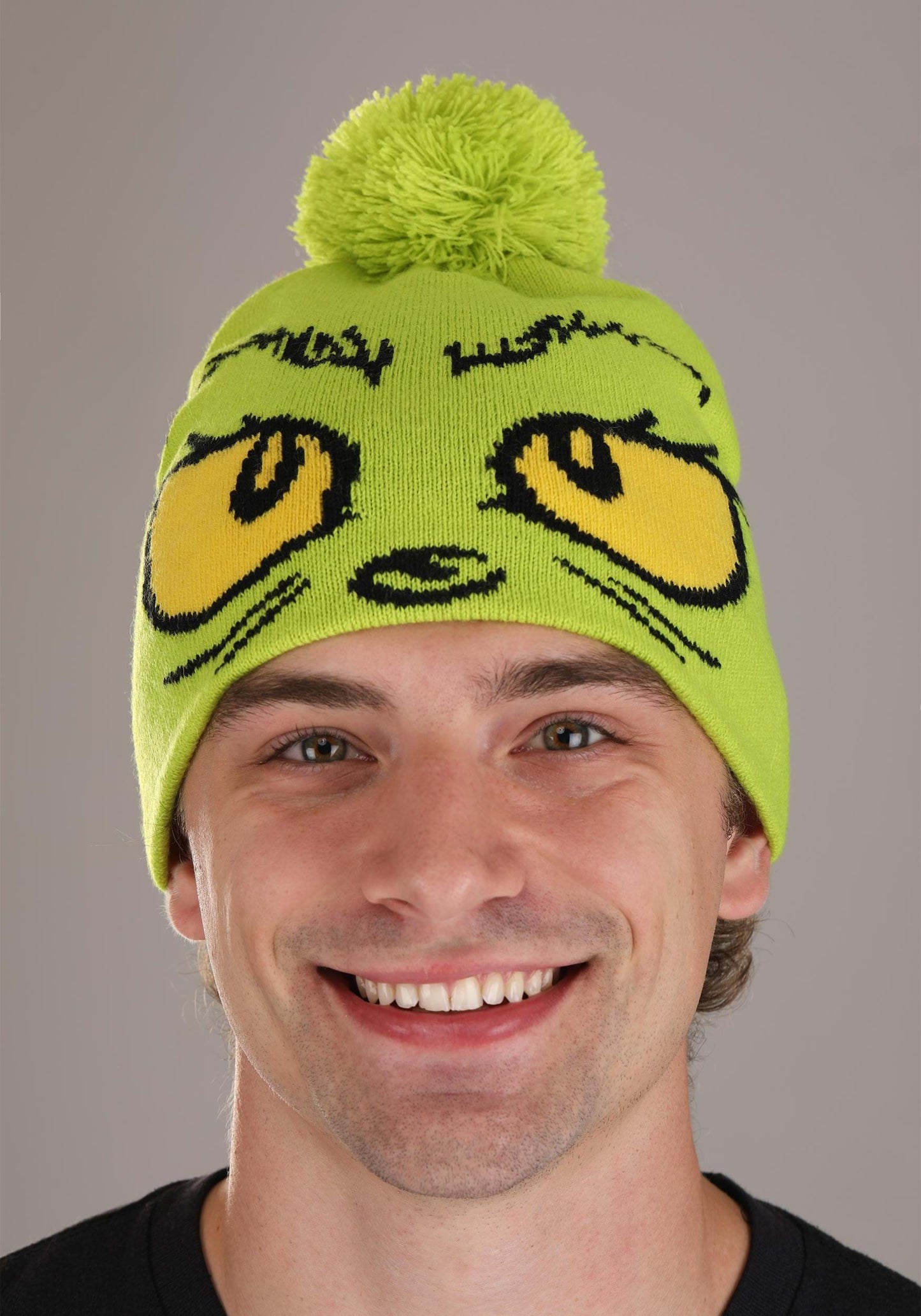 Set original de gorro y guantes de El Grinch