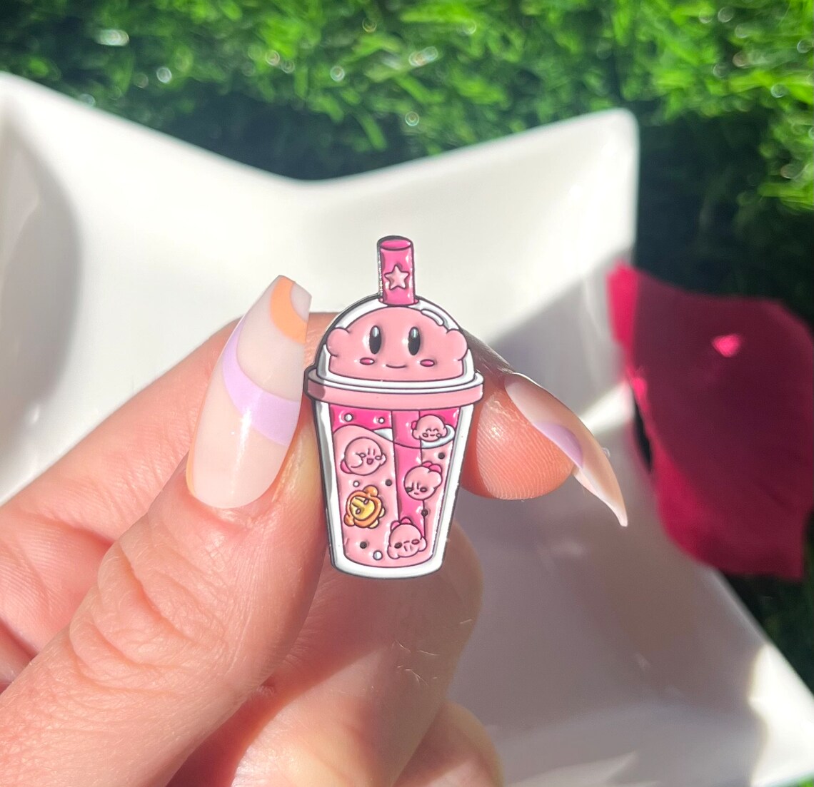 Pin Bubble Tea Kirby