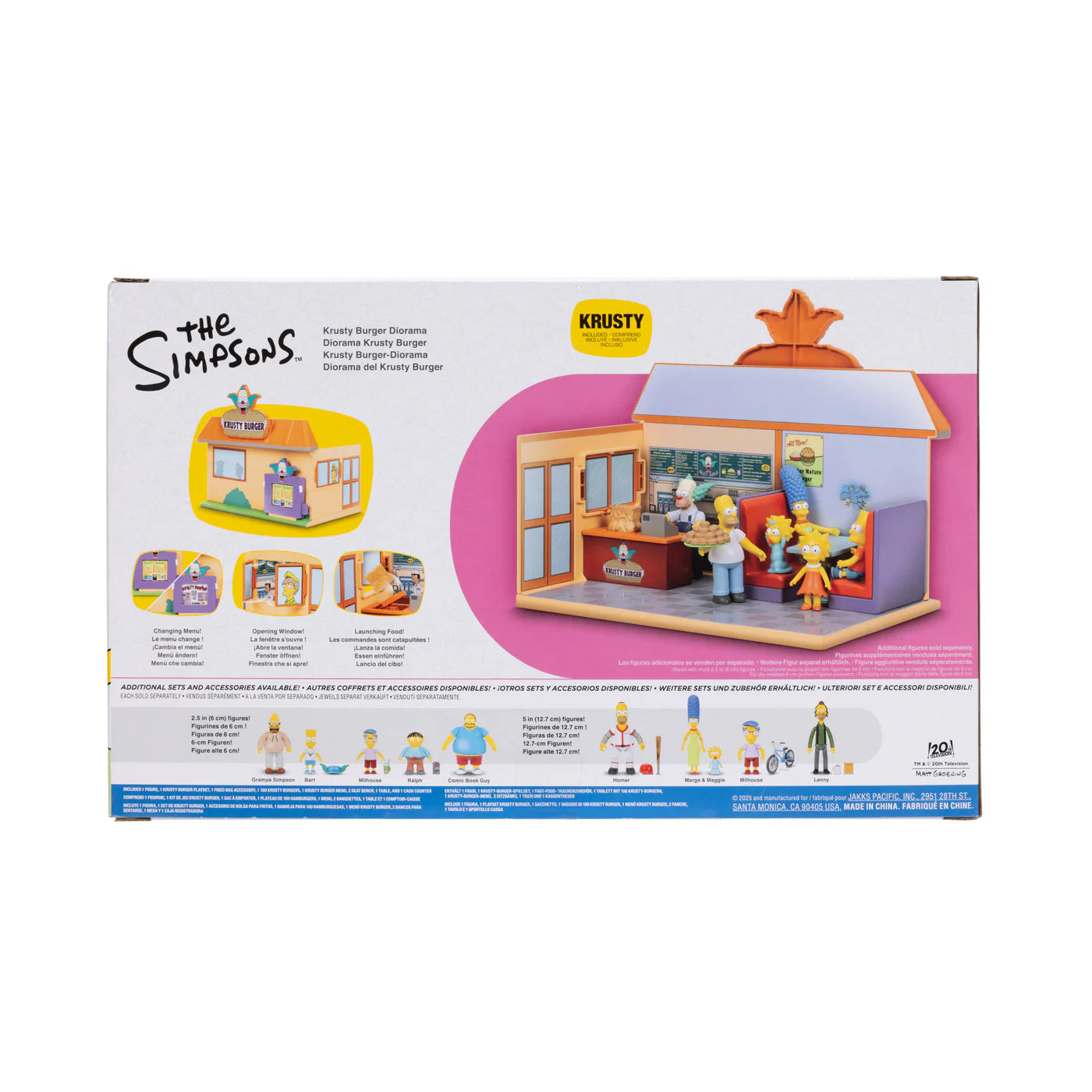 Set Diorama original de Krusty Burger de Los Simpson