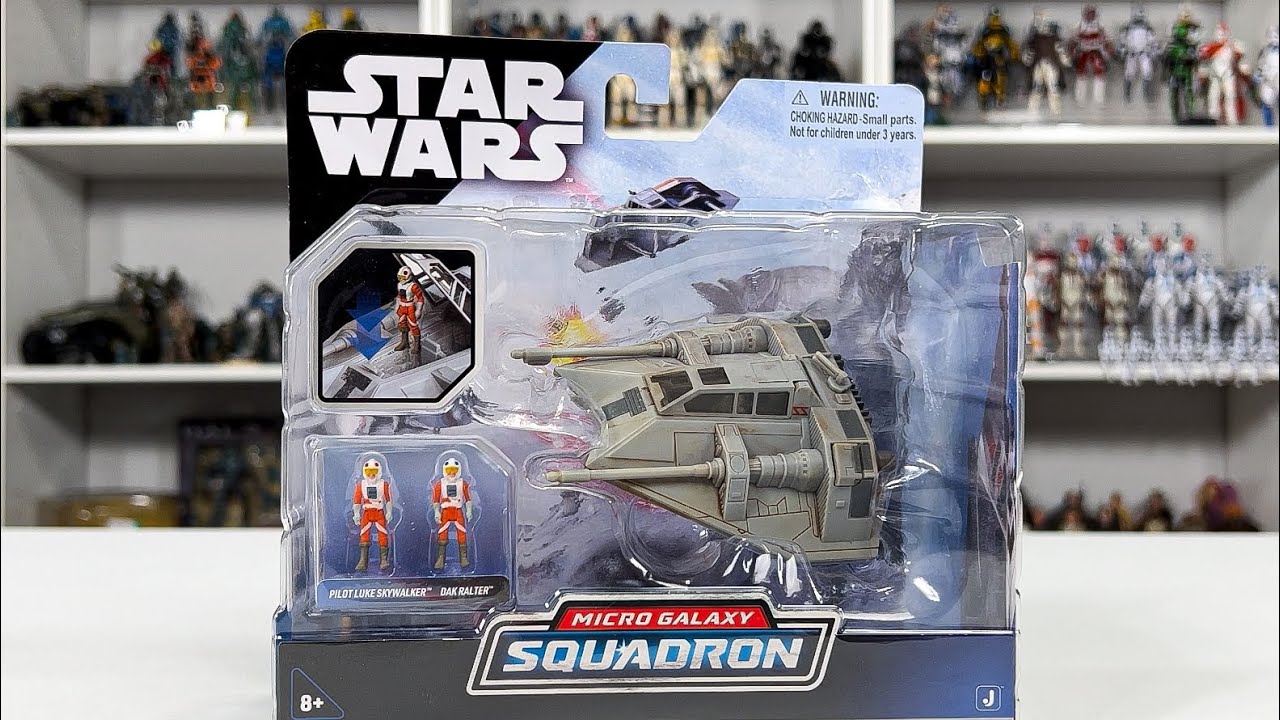 Figura Star Wars Micro Galaxy Squad Luke Skywalker's Snowspeeder