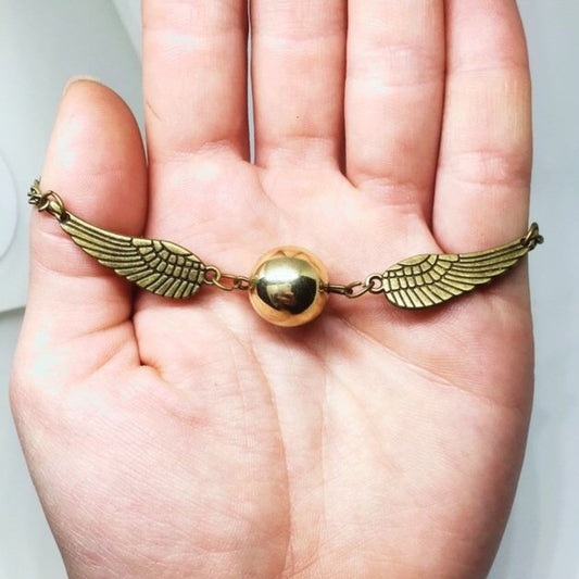 Pulsera snitch dorada