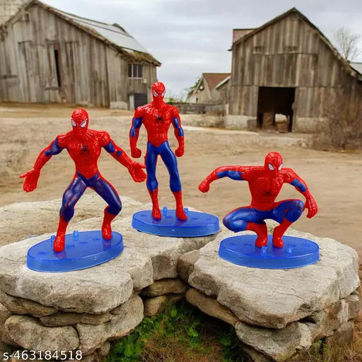 Set de 7 figuras Spiderman cake topper