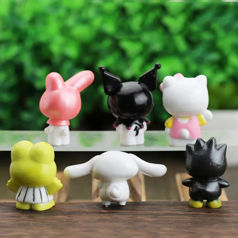 Set de 6 figuras Sanrio 4-5cm