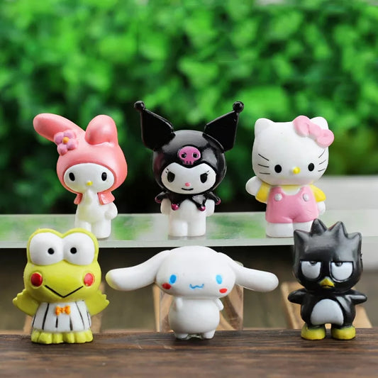 Set de 6 figuras Sanrio 4-5cm