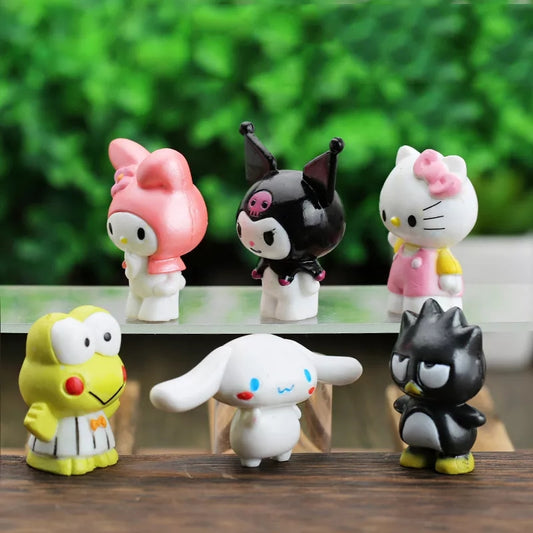 Set de 6 figuras Sanrio 4-5cm