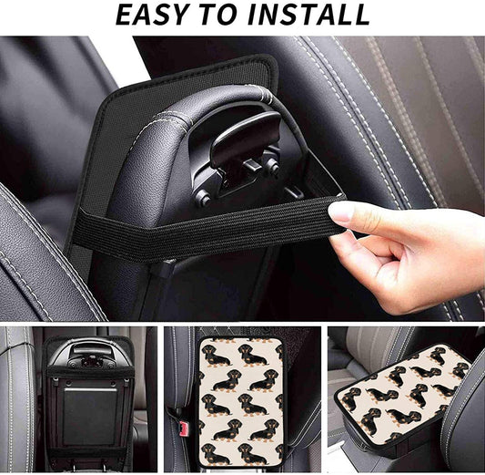 Funda apoyabrazos para auto Dachshund