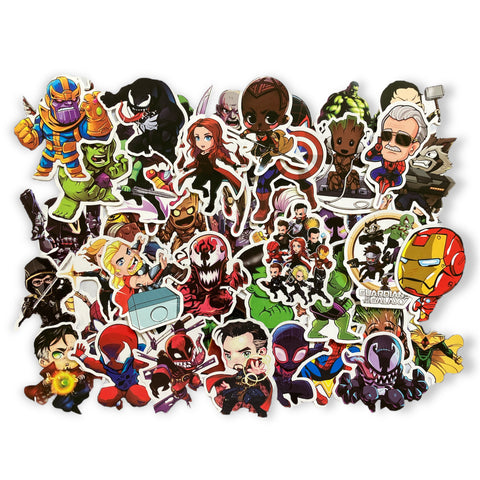 Set de 45 stickers Marvel