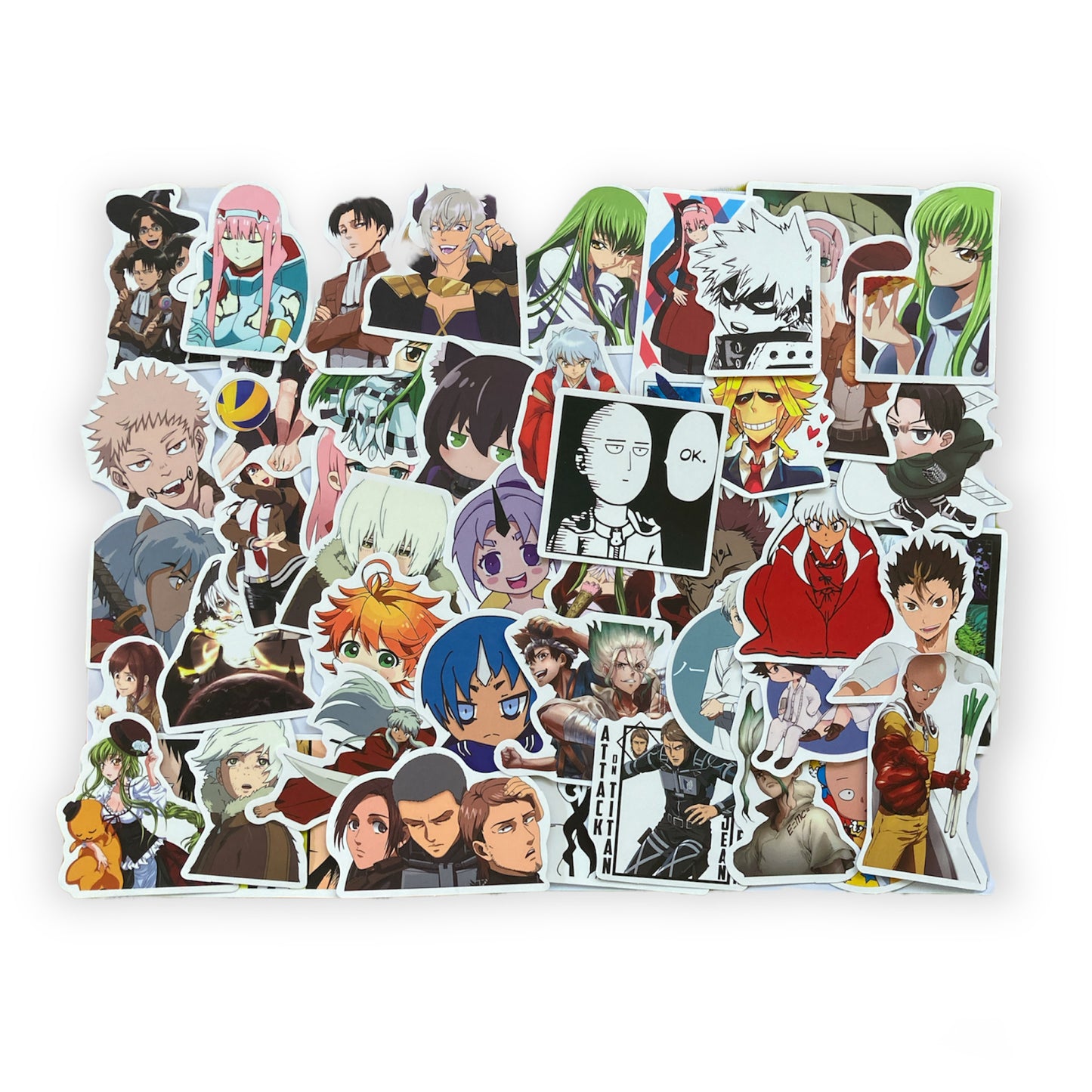 Set de 50 stickers Anime