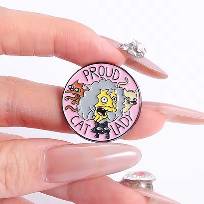 Pin “La Loca de los gatos” de Los Simpson