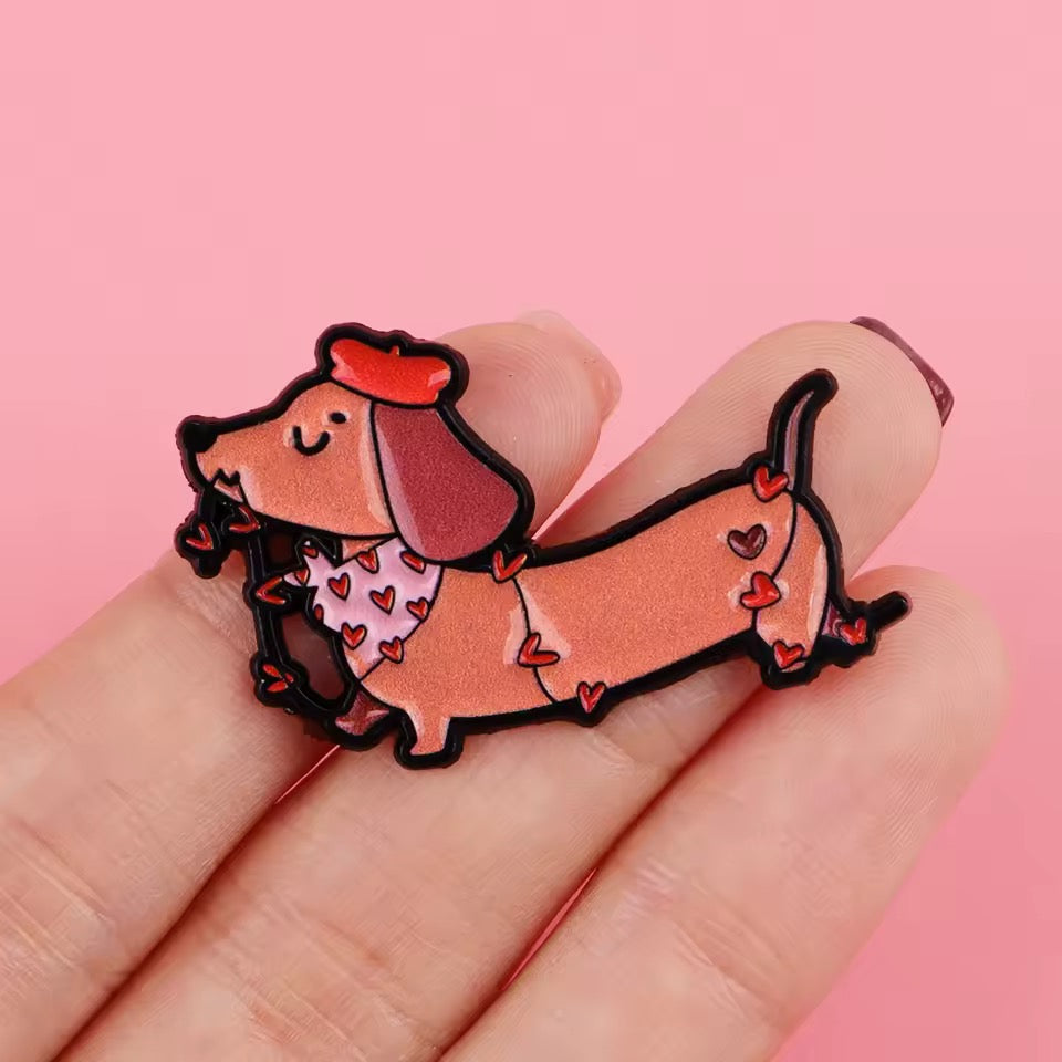 Pin perrito salchicha