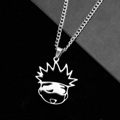 Collar Satoru Gojo acero inoxidable