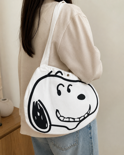 Bolso de tela de Snoopy 43 x 33 cm