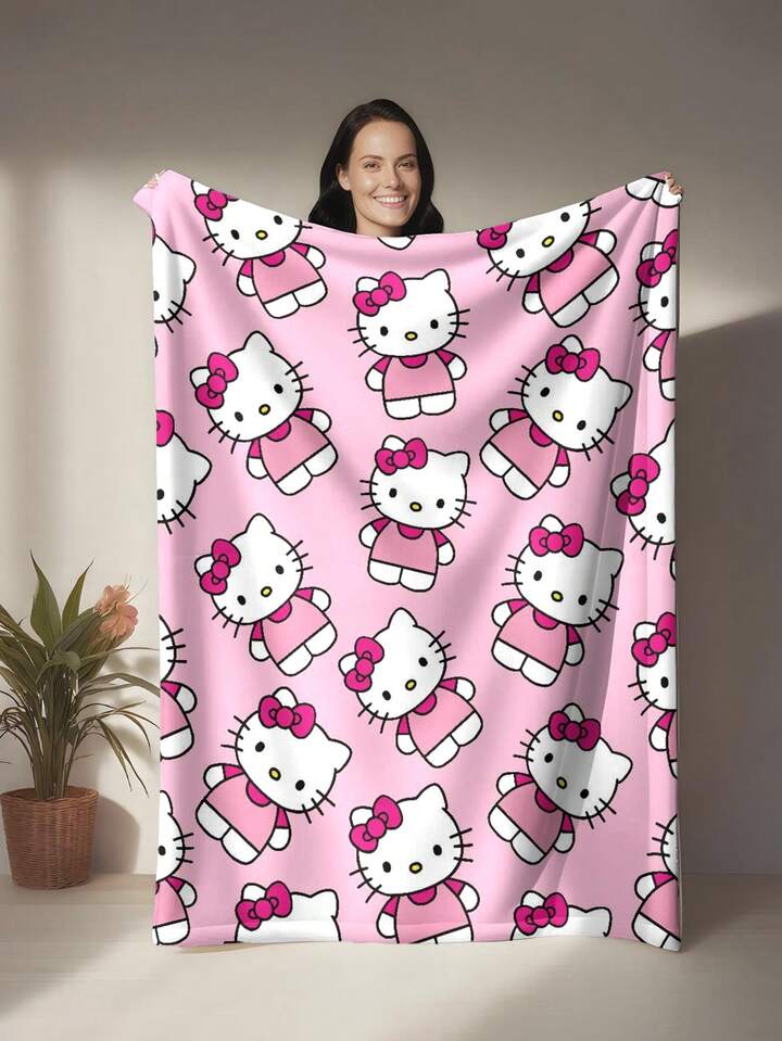 Cobija Hello Kitty 130 cm x 100 cm