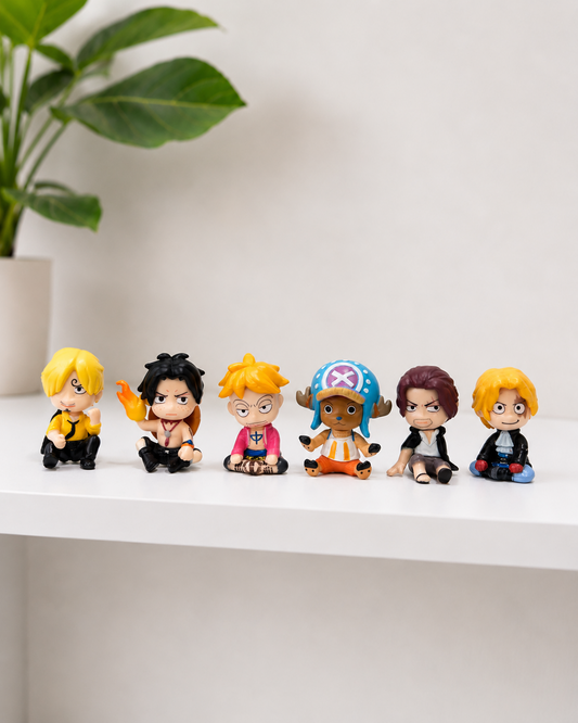 Set de figuras One Piece 4-5 cm