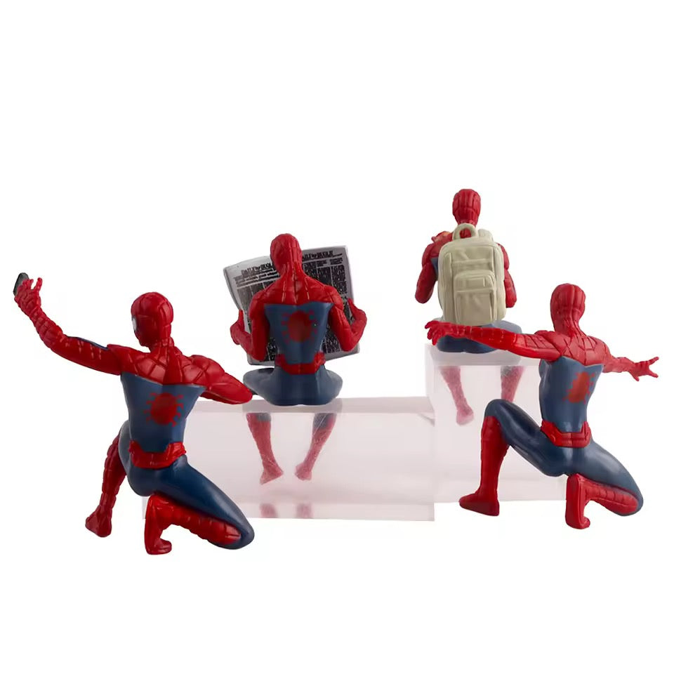 Set de 4 figuras Spiderman 7-9 cm