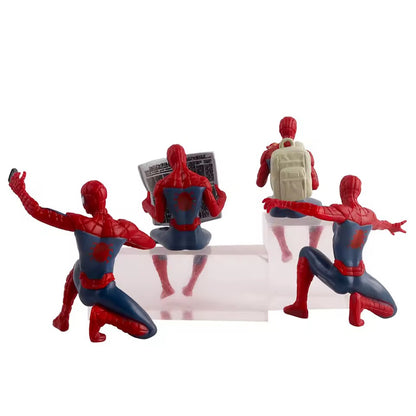 Set de 4 figuras Spiderman 7-9 cm