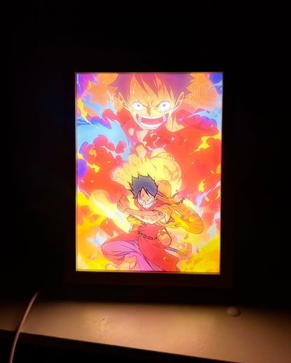 Cuadro con luz LED One Piece
