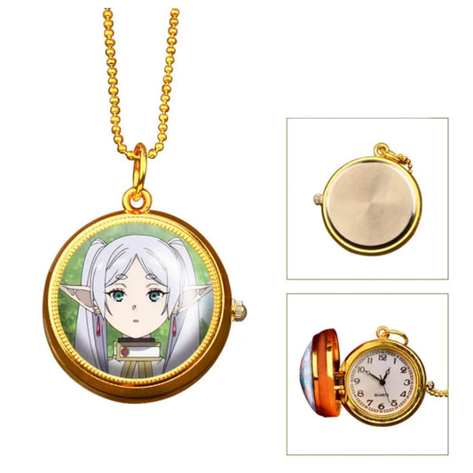 Collar y reloj de bolsillo de Frieren
