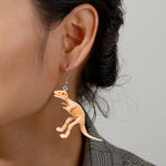 Par de aretes dinosaurios