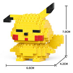 Bloques para armar Pikachu 178 pcs 7 cm