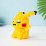 Bloques para armar Pikachu 558 pcs 9 cm