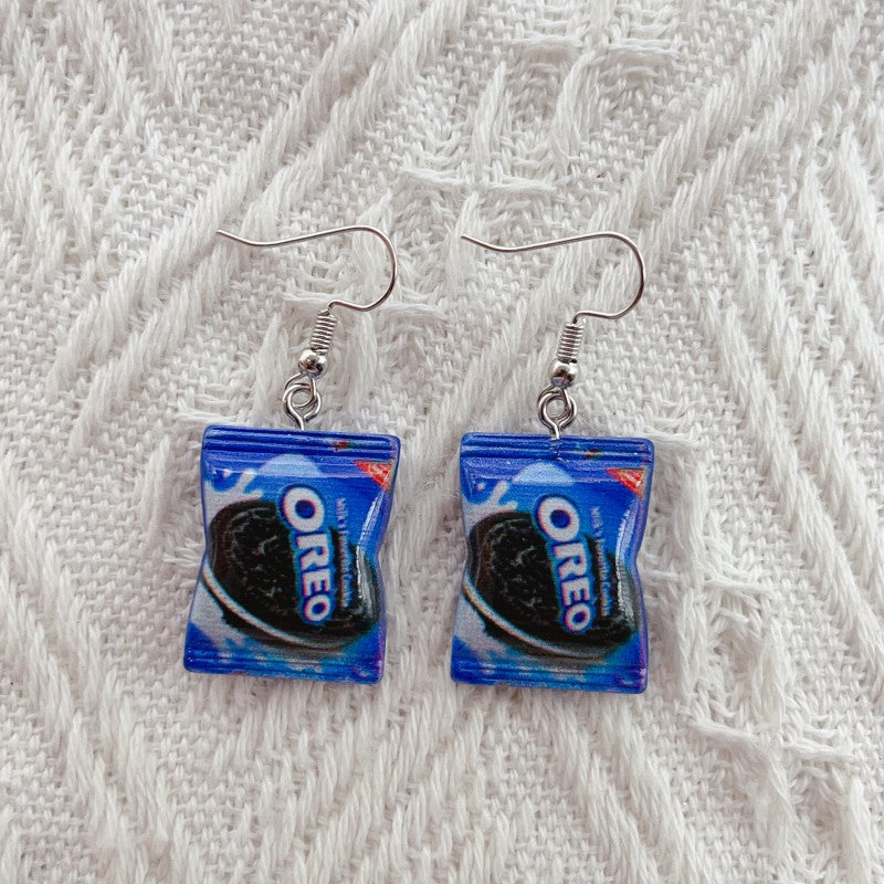 Aretes galletas Oreo