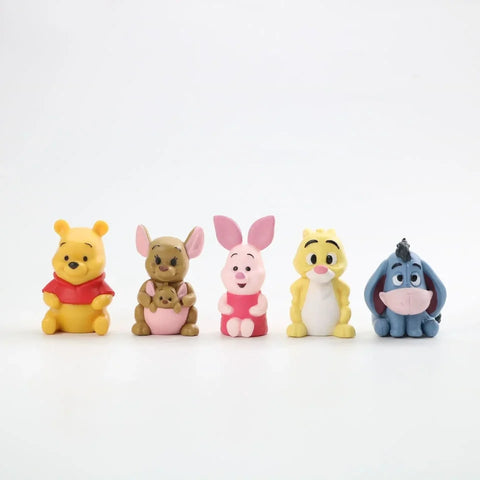 Set de 5 figuras Winnie Pooh 5-6 cm