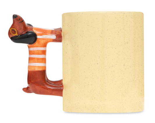 Taza cerámica de perrito