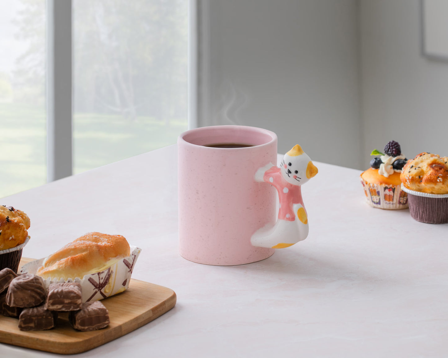 Taza cerámica gatito