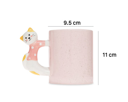 Taza cerámica gatito