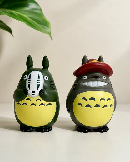 Set de 2 figuras Totoro 10 cm