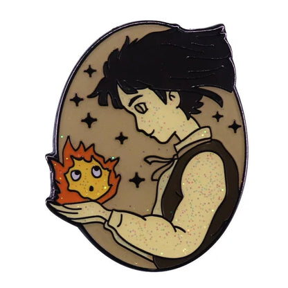 Pin Sophie y Calcifer