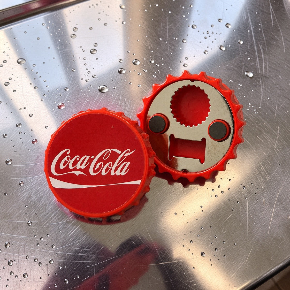 Abrebotellas e imán de Coca Cola