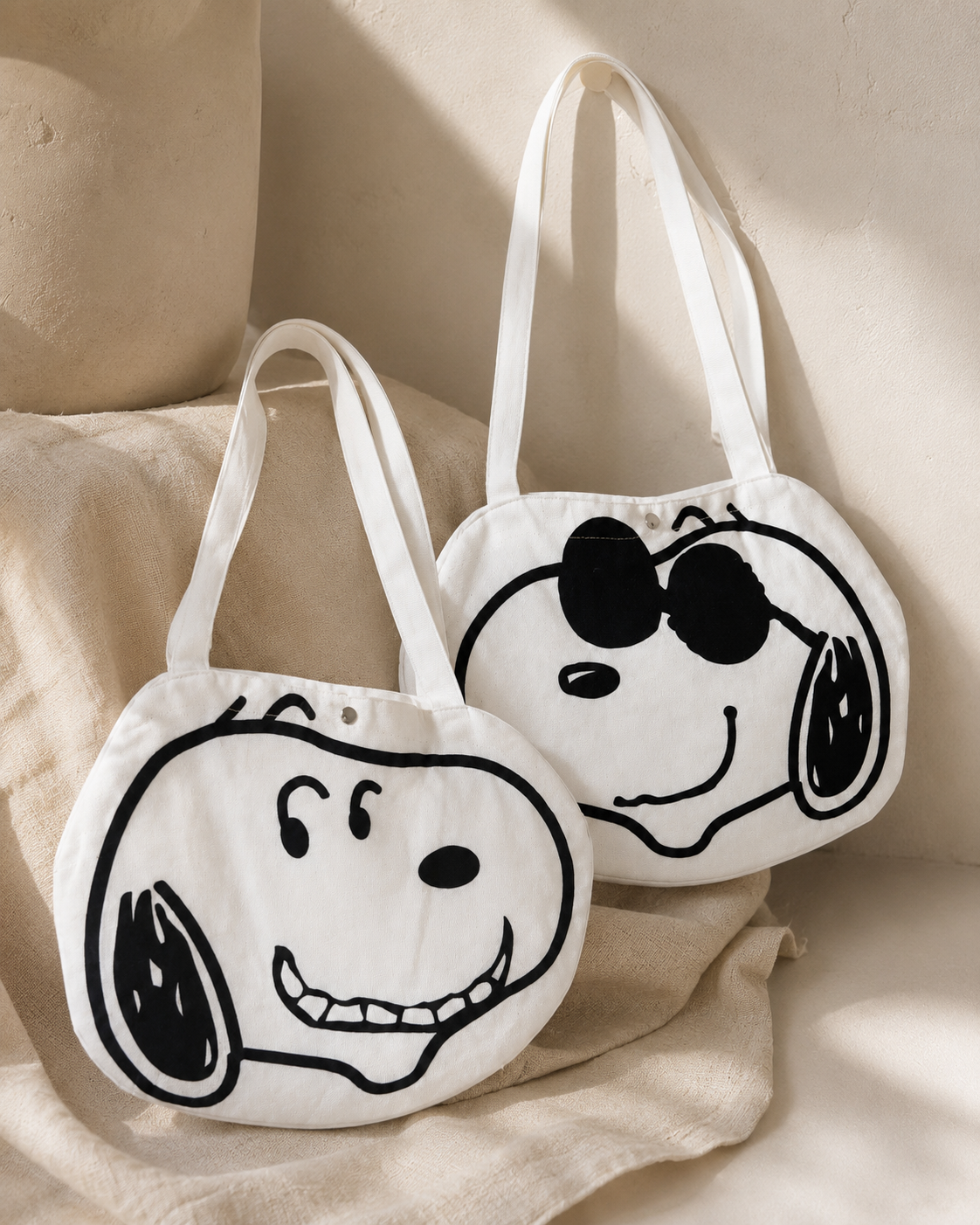 Bolso de tela de Snoopy 43 x 33 cm