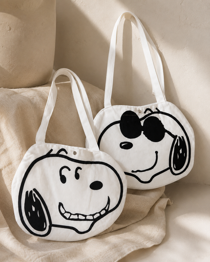 Bolso de tela de Snoopy 43 x 33 cm