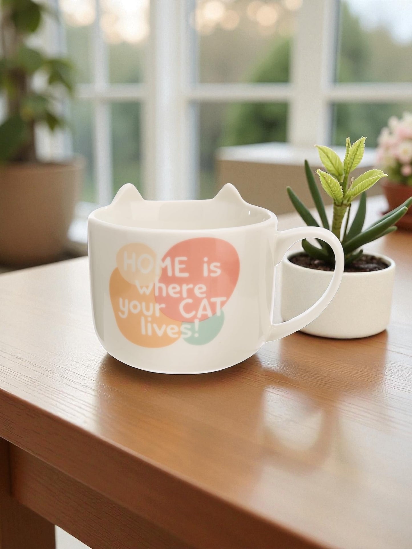 Taza cerámica gatito