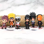 Set de 6 figuras Naruto 7 cm